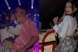 Hija de Mario Yepes se besó con Romeo Santos en pleno concierto