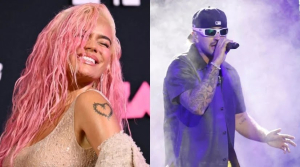 Karol G en foto romántica junto a Feid