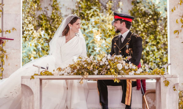 Hussein de Jordania y Rajwa Al-Saif se casan en una fabulosa boda árabe ante la realeza mundial