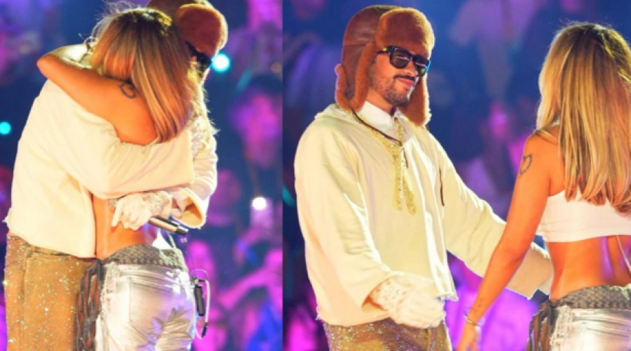 Karol G invitada especial de Bad Bunny en Medellín