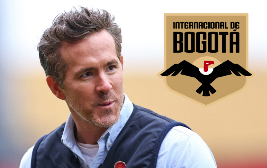Ryan Reynolds viajará a Bogotá para ver a su equipo de fútbol