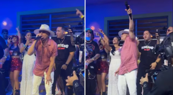 Reguetoneros de la vieja escuela se reúnen en la residencia de Bad Bunny