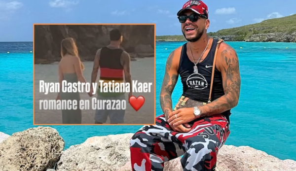 Ryan Castro fue visto en la playa con Tatiana Kaer