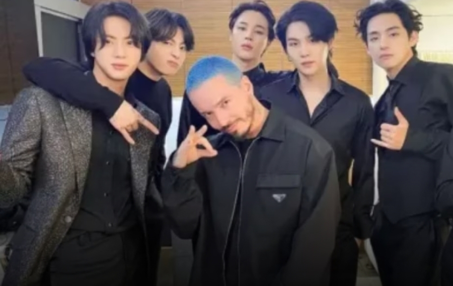 J Balvin reveló que tiene una canción con BTS