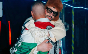 Bad Bunny y J Balvin se reconciliaron en pleno concierto