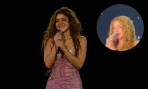 Shakira rompe en llanto en México